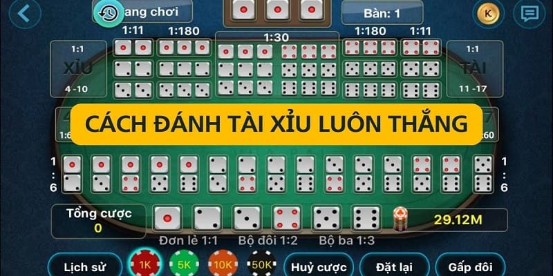 Vận dụng bí quyết hay để chơi tài xỉu Kubet thắng lớn