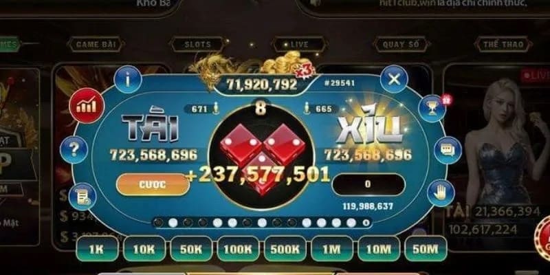 Tài xỉu Kubet - Tựa game hấp dẫn bậc nhất tại sảnh casino